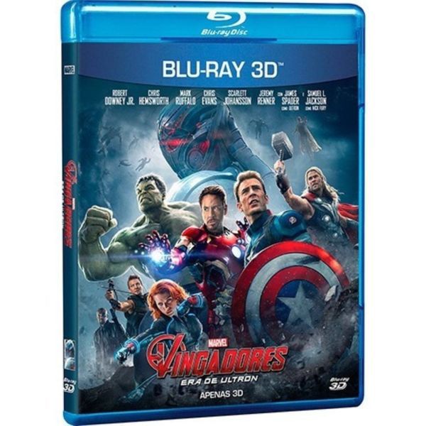 Blu-Ray 3d - Os Vingadores - Era De Ultron