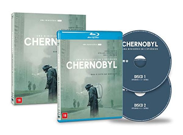 Blu-Ray Chernobyl - Minissérie Completa Hbo Box Duplo + Luva
