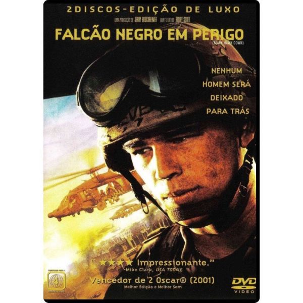 DVD Duplo Falcão Negro em Perigo
