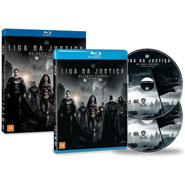 Blu-ray Duplo: Liga da Justiça - Zack Snyder