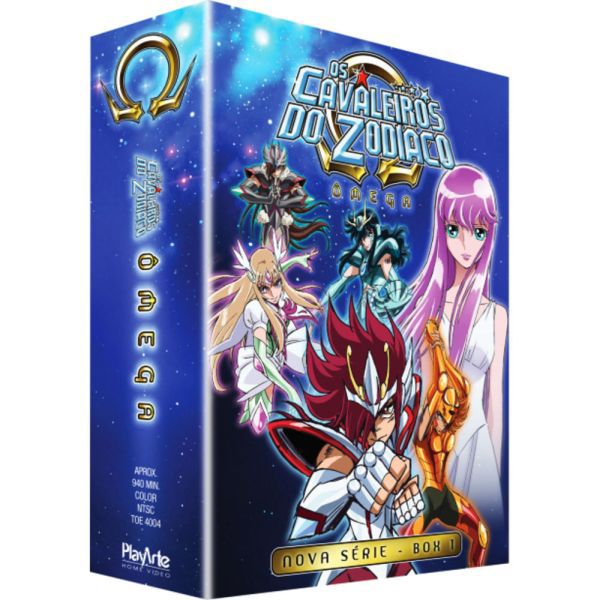 DVD - Os Cavaleiros Do Zodíaco - Ômega - Box 1 (3 Discos)