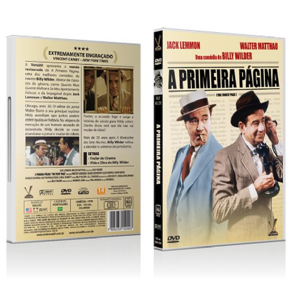 DVD A Primeira Página - ( The Front Page )