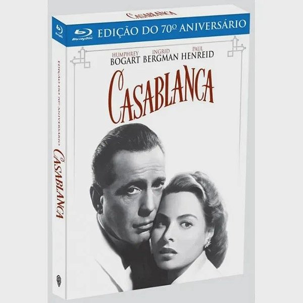 Blu-ray + DVD Casablanca - Ed. 70º Aniversário (3 Discos)