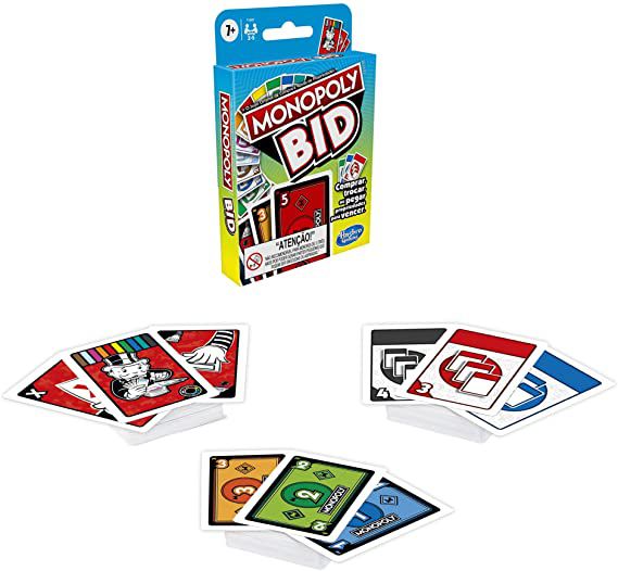 Jogo De Cartas - Monopoly Bid - Hasbro F1699