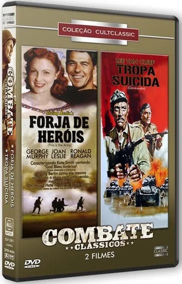DVD Combate Clássicos - Forja de Heróis + Tropa Suicida
