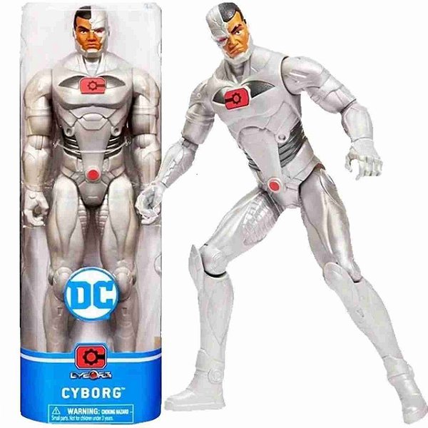 Boneco DC Comics Cyborg 30cm Heroes 2206