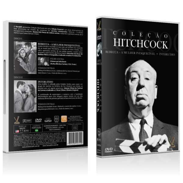 DVD Duplo Coleção Alfred Hitchcock - Versátil
