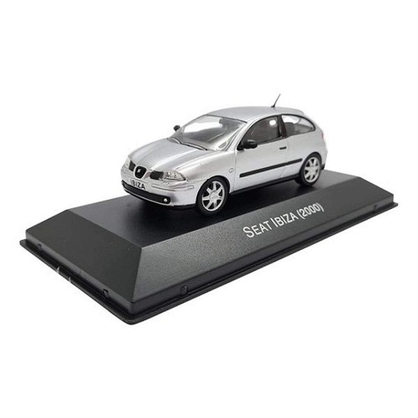 Miniatura Seat Ibiza 2000 Prata 1/43