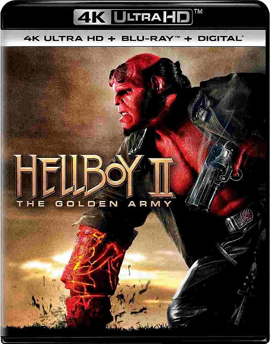 Blu Ray 4K + Blu Ray Hellboy 2 - O Exército Dourado