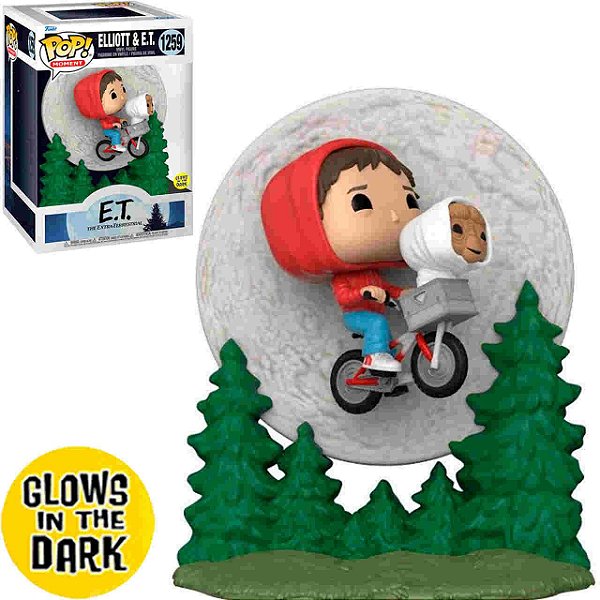 Funko Pop! Movie Momento Elliot e ET Voando (Glow in The Dark) 1259