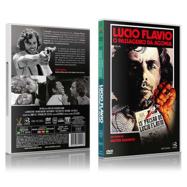 DVD Lúcio Flávio - O Passageiro da Agonia - Hector Babenco