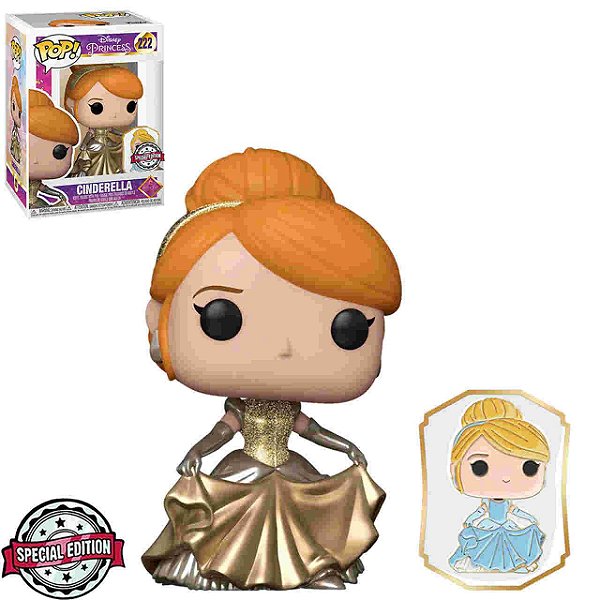 Funko Pop! Disney Ultimate Princess Cinderella Com Pin 222