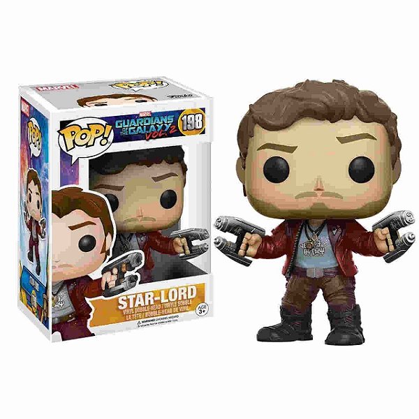 Funko Pop! Marvel Guardians Galaxy 2 Star Lord 198