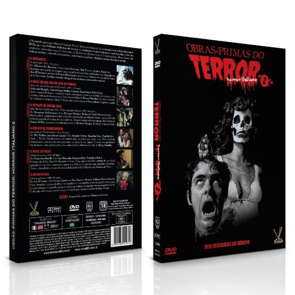 DVD Obras-Primas do Terror Horror Italiano