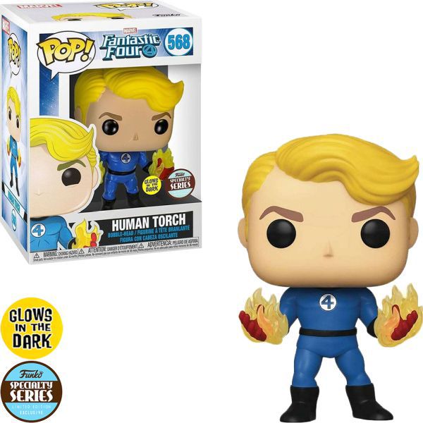 Funko Pop! Marvel Fantastic Four Exclusive Human Torch 568