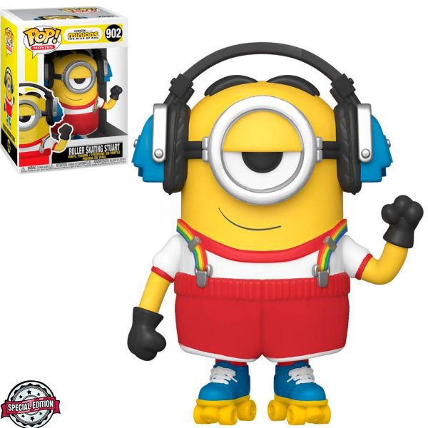 Funko Pop! Movies Minions 2 Roller Skating Stuart 902