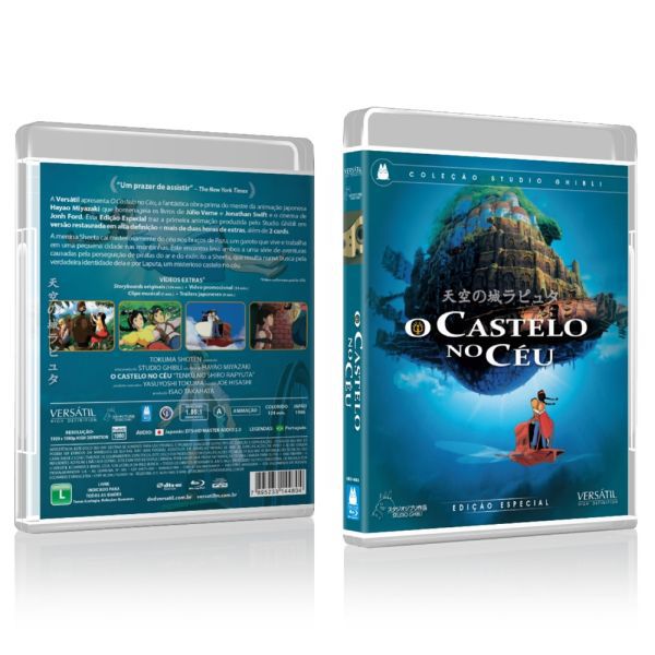Blu Ray O Castelo no Céu - Studio Ghibli
