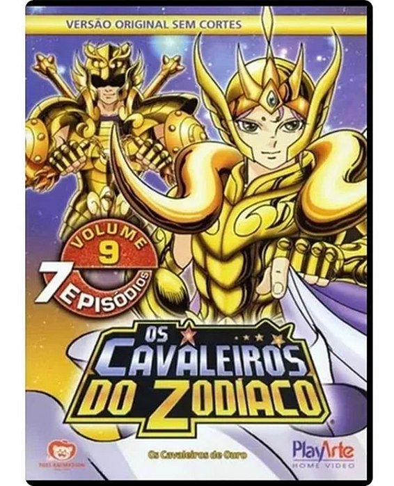 DVD OS CAVALEIROS DO ZODÍACO VOL.09 - FASE...OURO