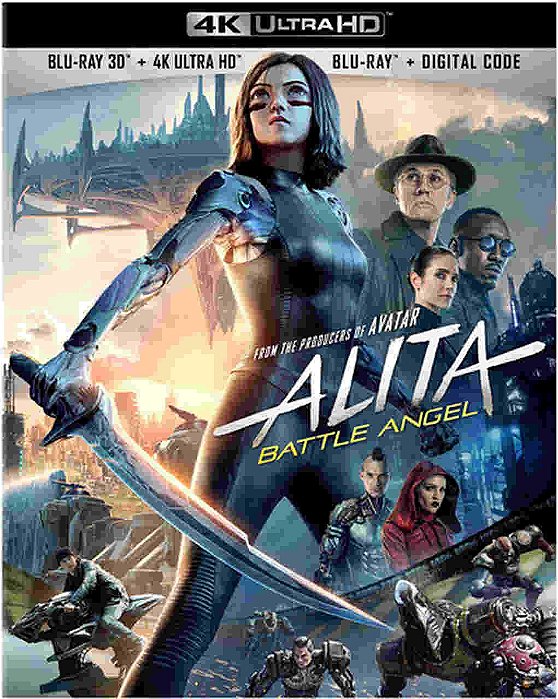 4K UHD + Blu-ray Alita Anjo de Combate (SEM PT)