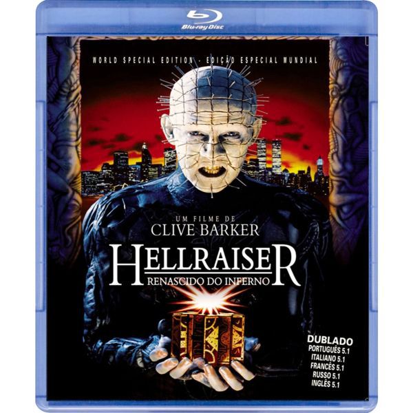 Blu-Ray Hellraiser Renascido do Inferno - Clive Barker