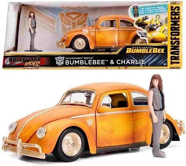 VW Fusca Bumblebee Tansformes 6 1/24 Jada Toys
