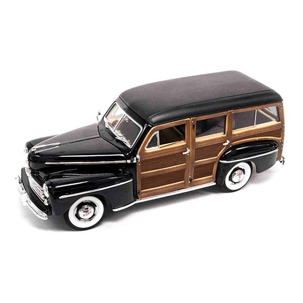 Carro Lucky Ford Woody Preto 1948 1/43