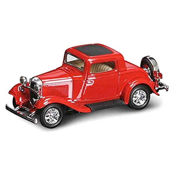 Carro Lucky Ford 3-Window Coupe Vermelho 1932 1/43