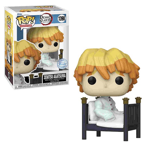 Figurine Funko Pop Zenitsu Agatsuma - Demon Slayer - Exclusivité Vinyle à Collectionner - Idée Cadeau Enfants & Adultes