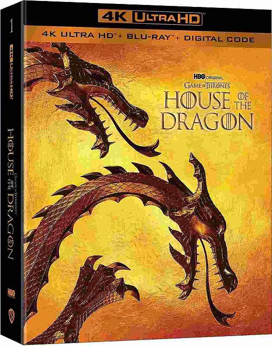 Steelbook 4K UHD House of the Dragon Primeira Temporada (SEM PT)