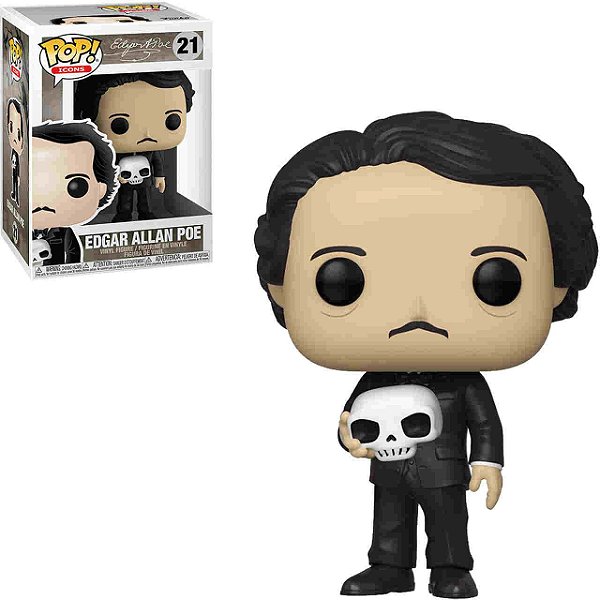 Funko Pop! Icons Edgar Allan Poe w/ Skull 21