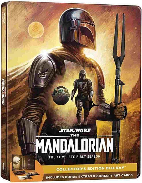 Steelbook Blu-Ray The Mandalorian 1ª Temporada Completa (SEM PT)