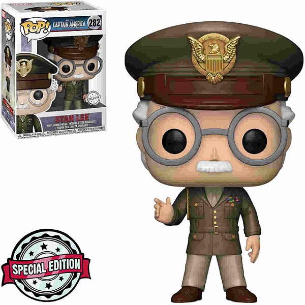 Funko Pop! Marvel Capitão America Stan  Lee (General) 282