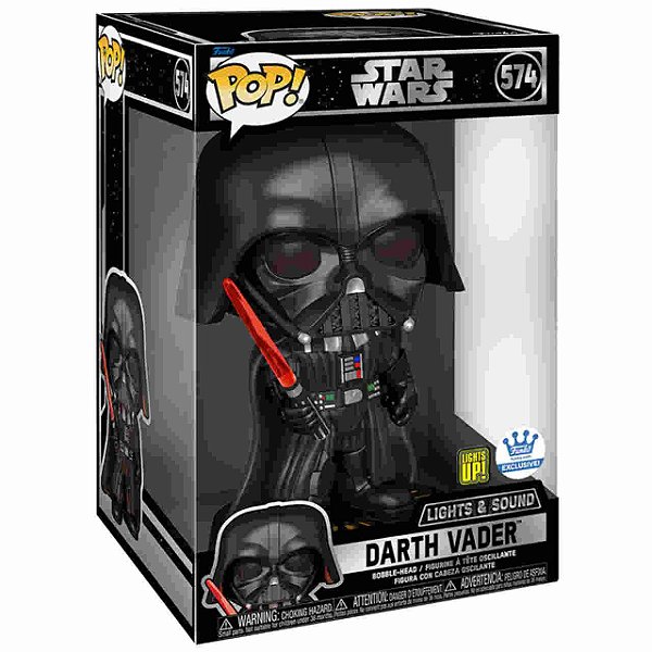 Funko Pop! Star Wars Jumbo Darth Vader Lights & Sounds 574