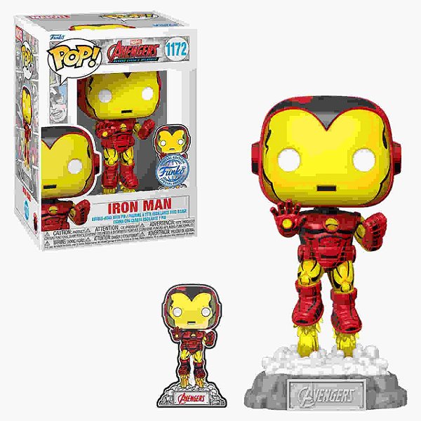 Funko Pop! Marvel Avengers Iron Man (Broche ) 1172