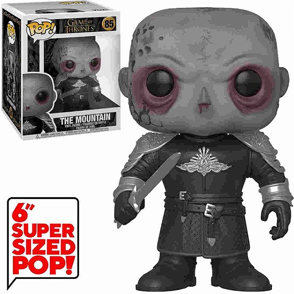 Funko Pop! Game Of Thrones The Mountain Unmasked Sized 85