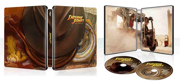 Steelbook 4K UHD Indiana Jones e A Relíquia do Destino (SEM PT)