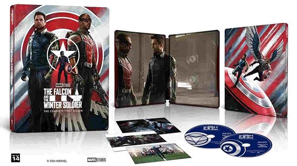 Steelbook 4K UHD Falcão e o Soldado Invernal 1 TemP (SEM PT)