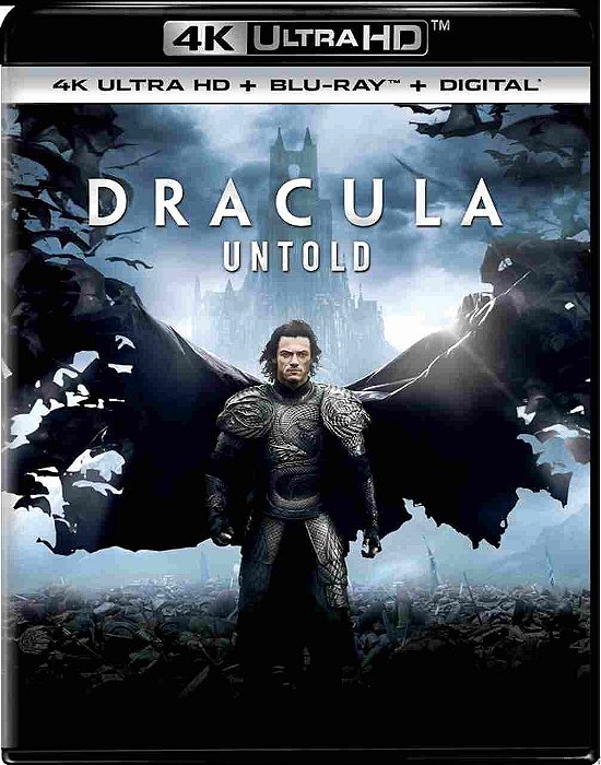 4K UHD + Blu-ray Drácula A História Nunca Contada (SEM PT)