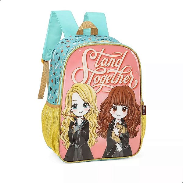 Mochila de Costas Harry Potter Stand Together Luxcel Salmão