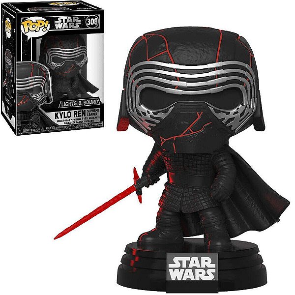 Funko Pop! Star Wars Kylo Ren ( Skywalker Light e Sound) 308