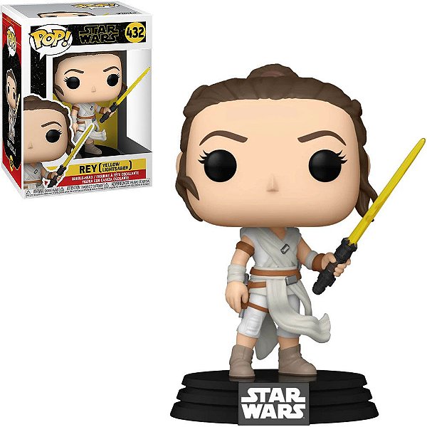 Funko Pop! Star Wars Rey (Yellow Lights Saber) 432