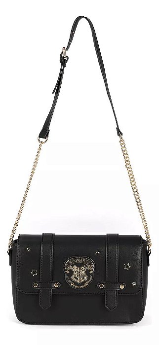 Bolsa Transversal Alça Corrente Harry Potter Hogwarts Luxcel