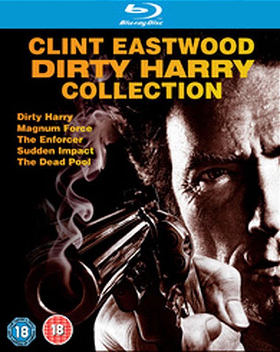 Blu-ray Coleção Dirty Harry Clint Eastwood 5 Filmes