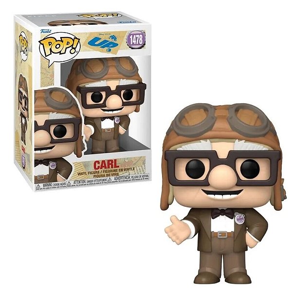 Funko Pop! Disney UP! Carl com Chapéu de Aviador 1478