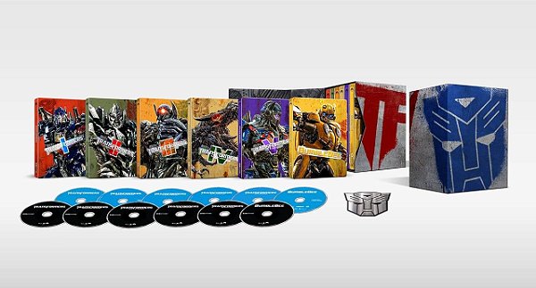 Steelbook 4K UHD  Coleção Transformers Limited Ed.