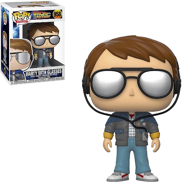 Funko Pop! Movies De Volta Para o Futuro Marty Glasses 958