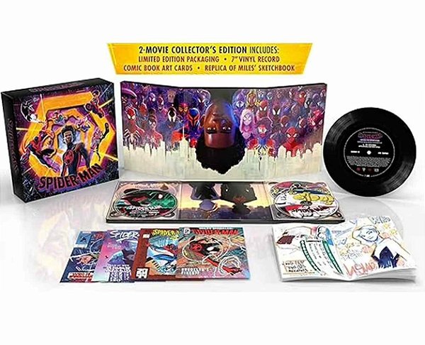4K UHD + Blu-ray Coleção Homem Aranha Aranhaverso ED Esp.