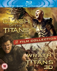 Blu Ray 3D+2D Fúria de Titãs + Fúria de Titãs 2