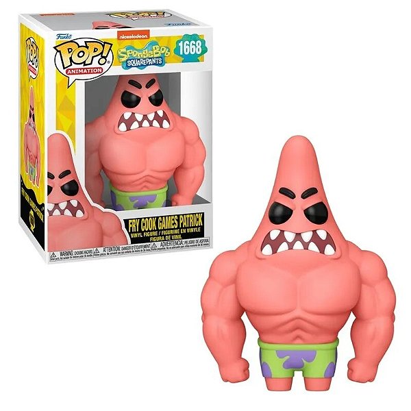 Funko Pop! Bob Esponja Patrick Jogos do Mestre Cuca 1668