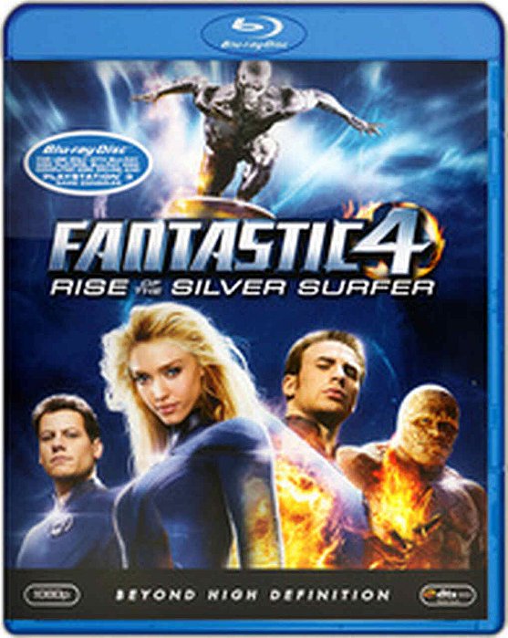 Blu-Ray Quarteto Fantástico e o Surfista Prateado